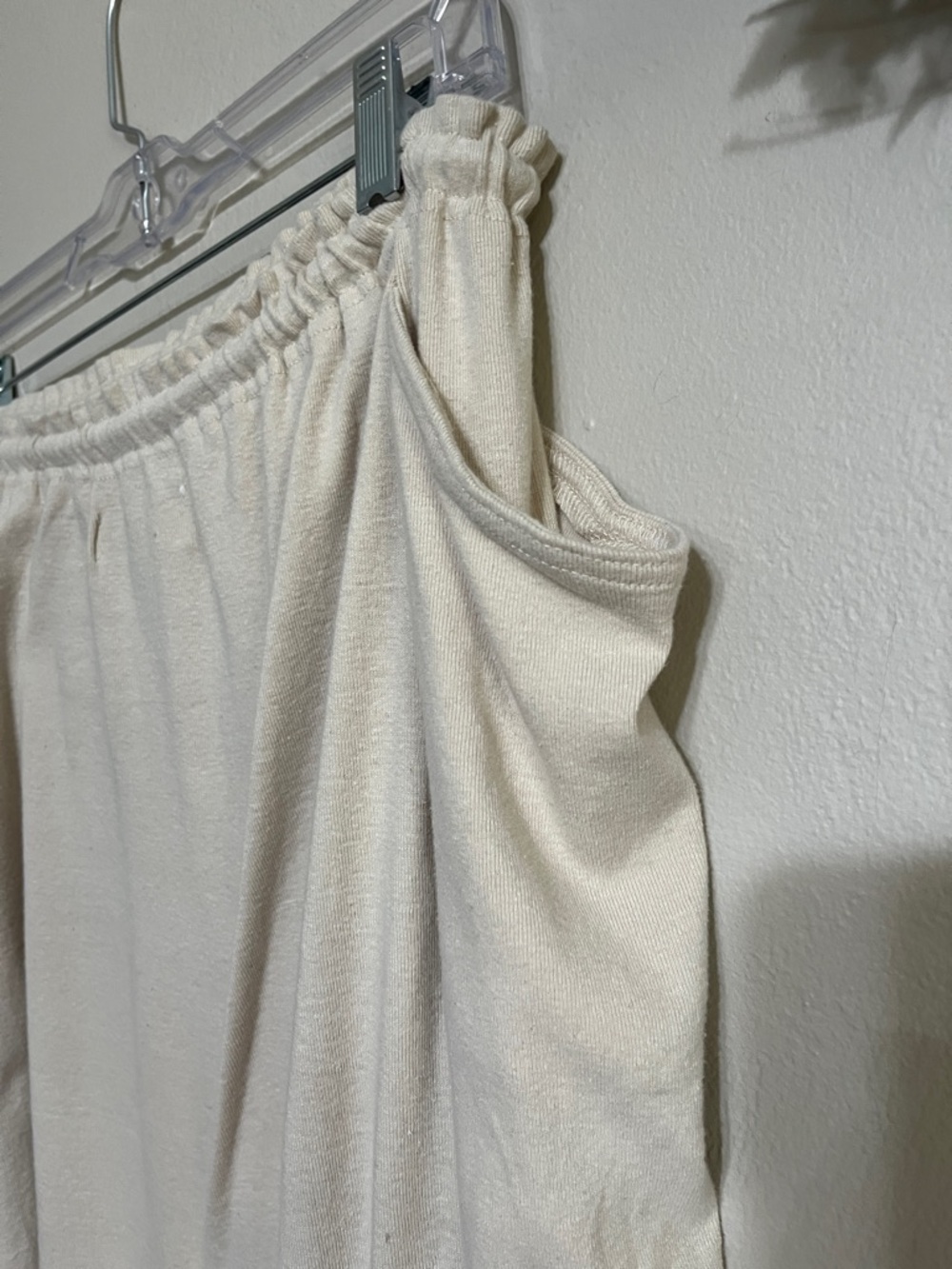 💐Free People Cream Midi Skirt with Drawstring Waist - Picture 9 of 11